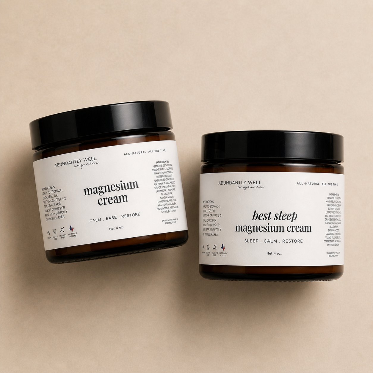 Magnesium Cream / 4 oz