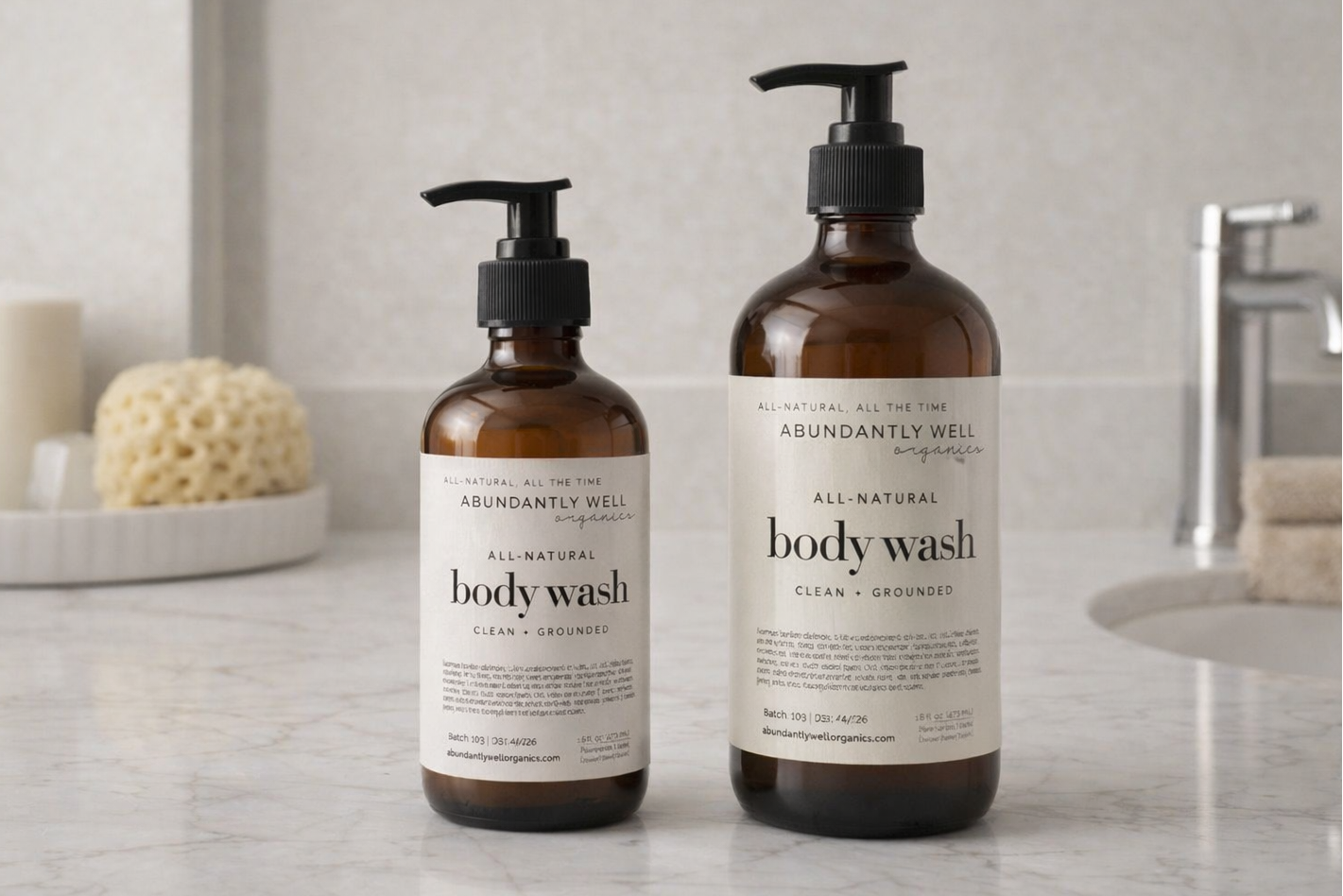 Plant-Based Body Wash | Clean + Grounded (PRE-ORDER 3/18)