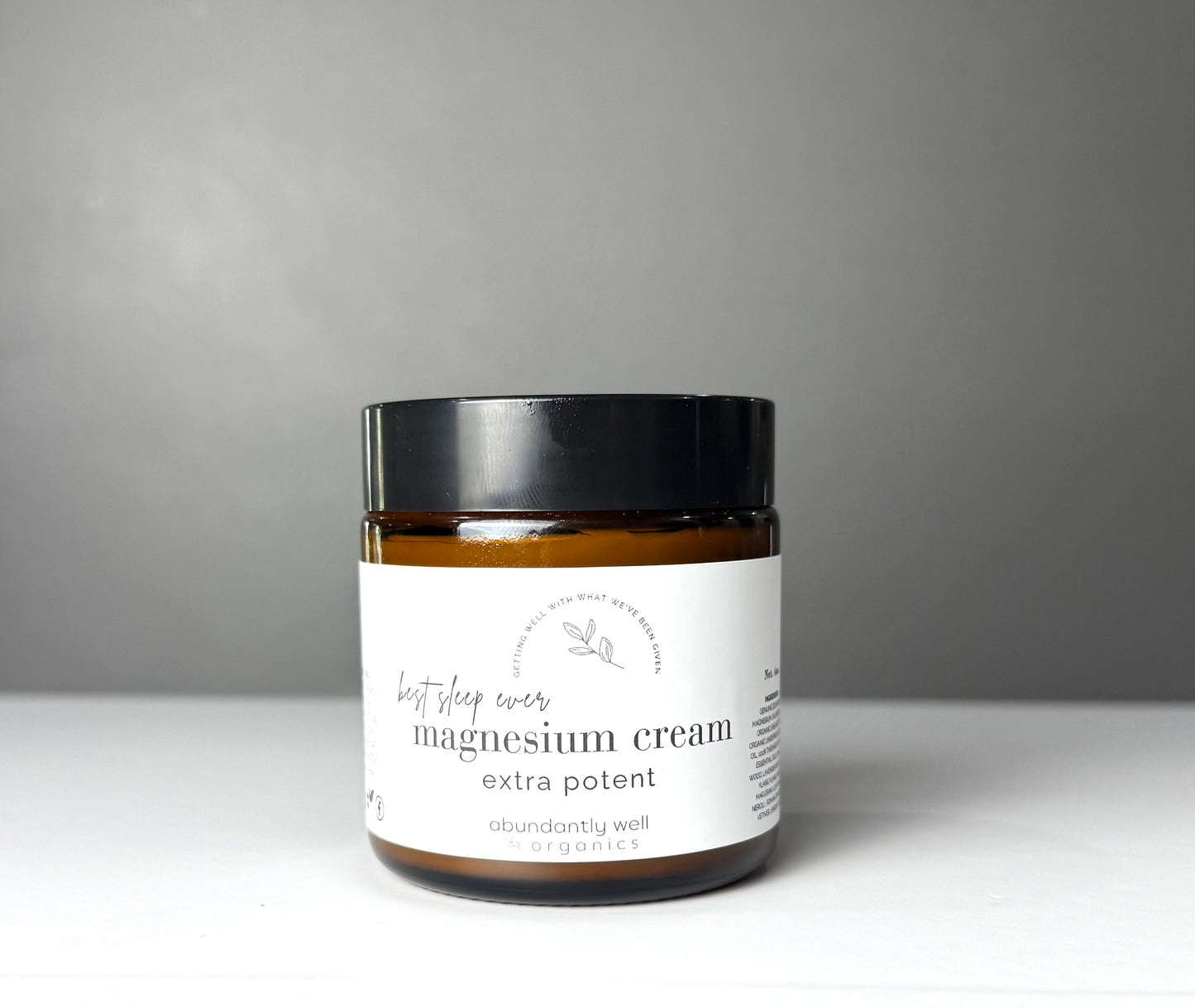Extra Potent-Magnesium Cream-Best Sleep/ 4 oz