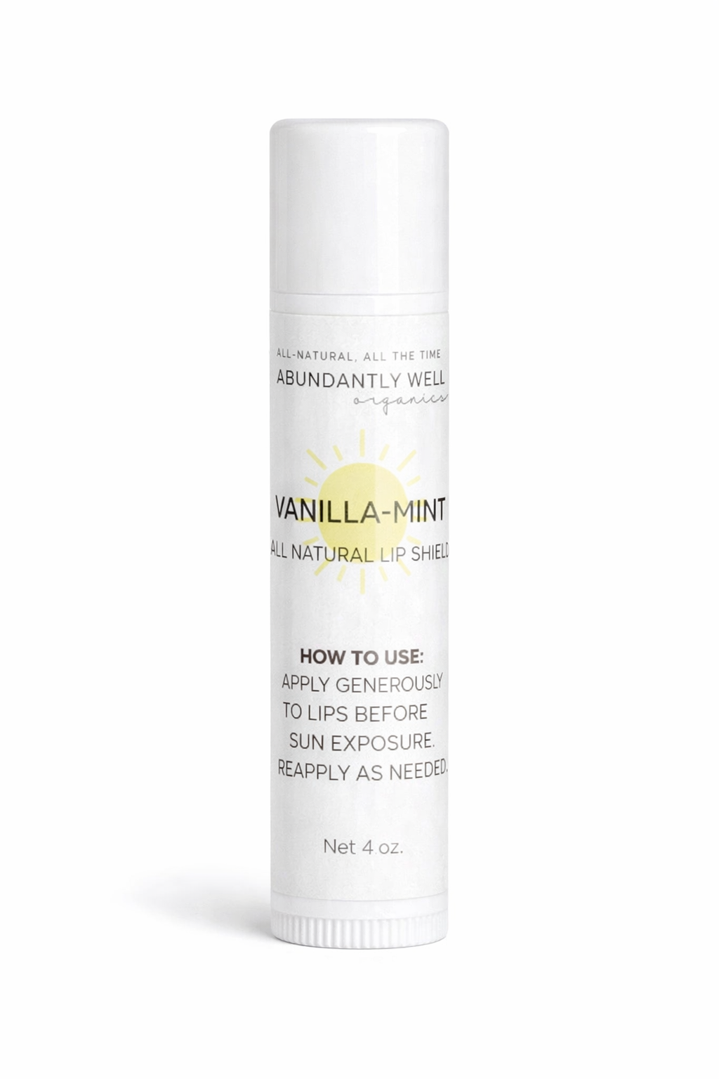 Vanilla Mint Lip Shield | Zinc Lip Balm