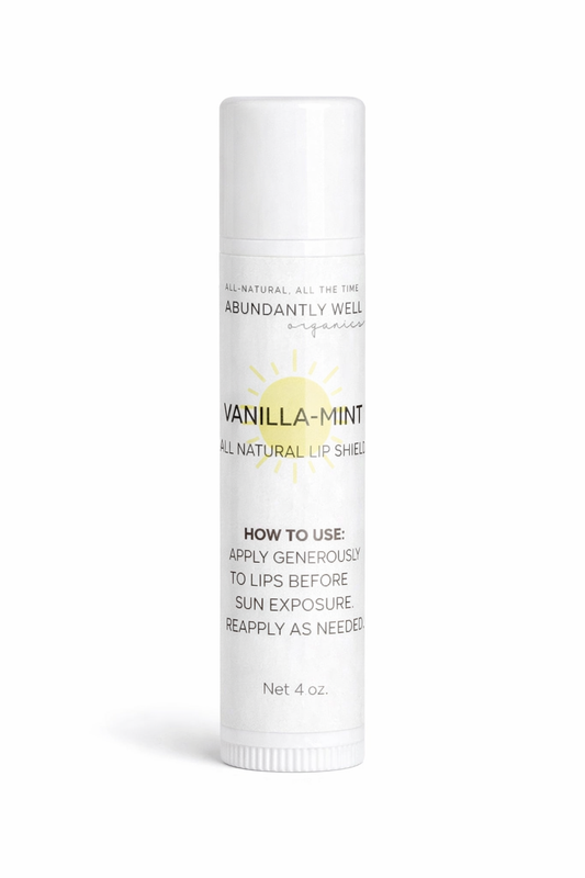 Vanilla Mint Lip Shield | Zinc Lip Balm