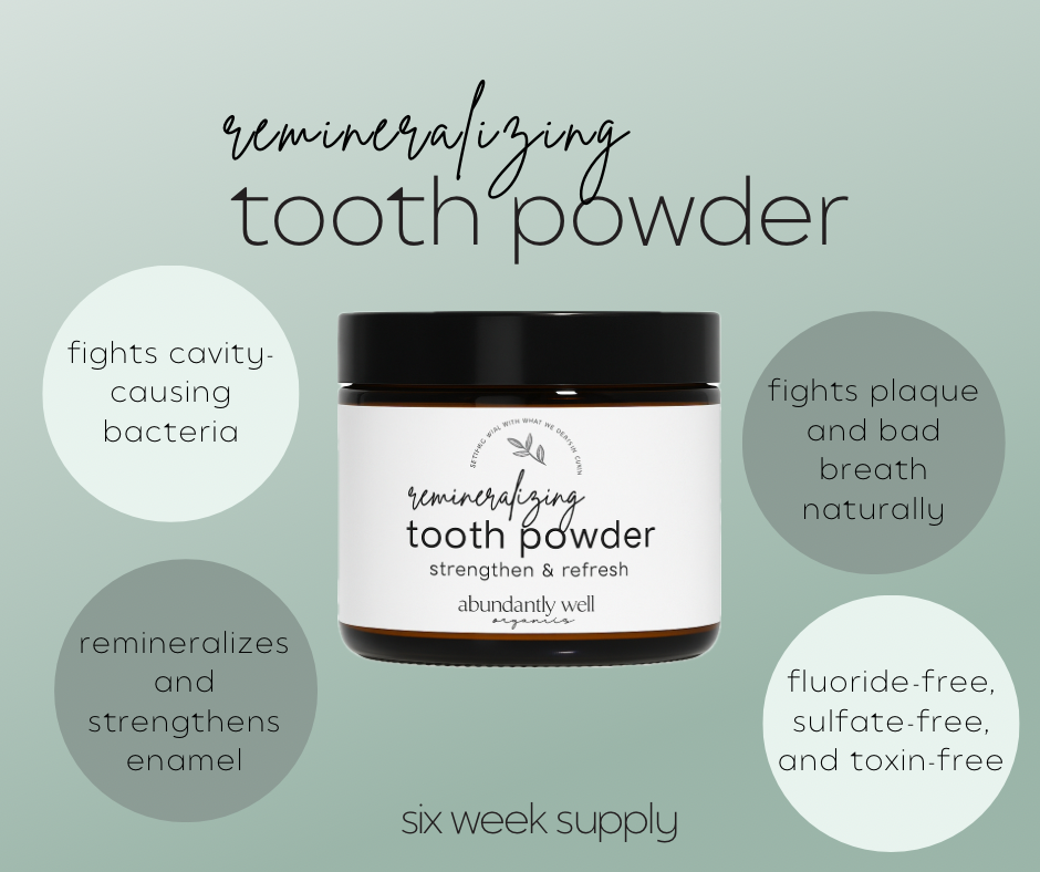 NEW! Remineralizing Tooth Powder  / 1 OZ