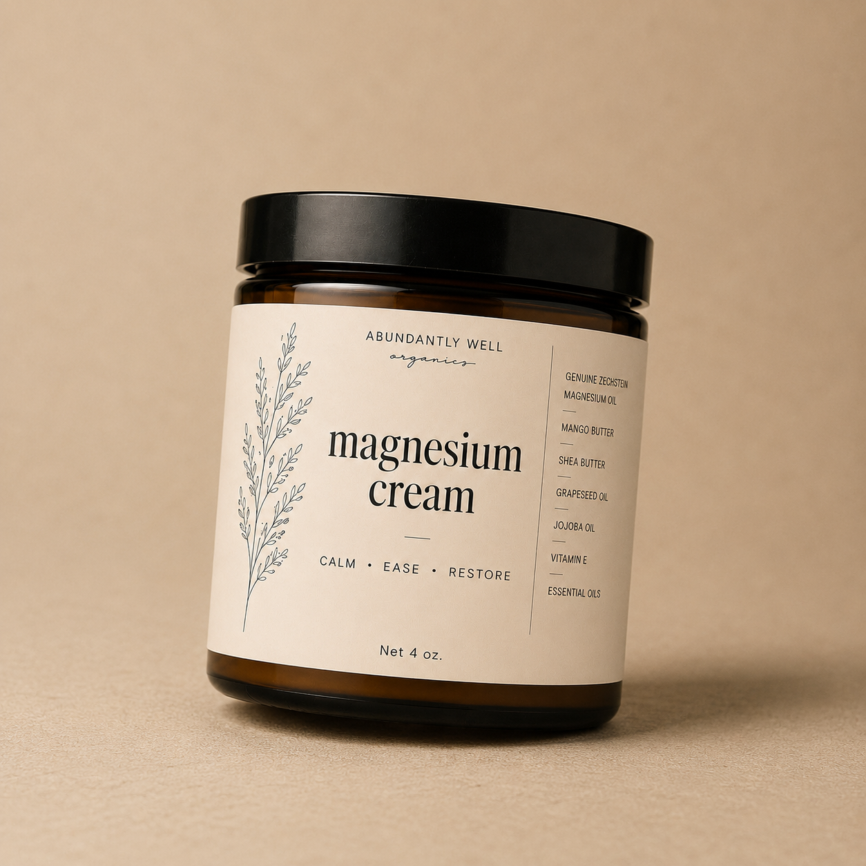 Magnesium Cream Collection / 4 oz